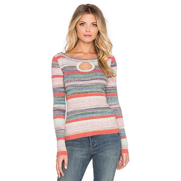 Free People Sweaters - Free People Sunshine Daydream Sweater Multi Combo